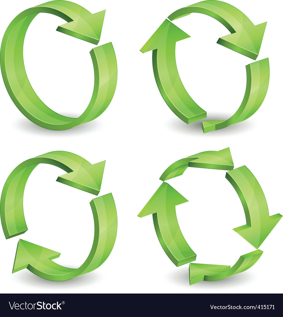 Rounded arrow