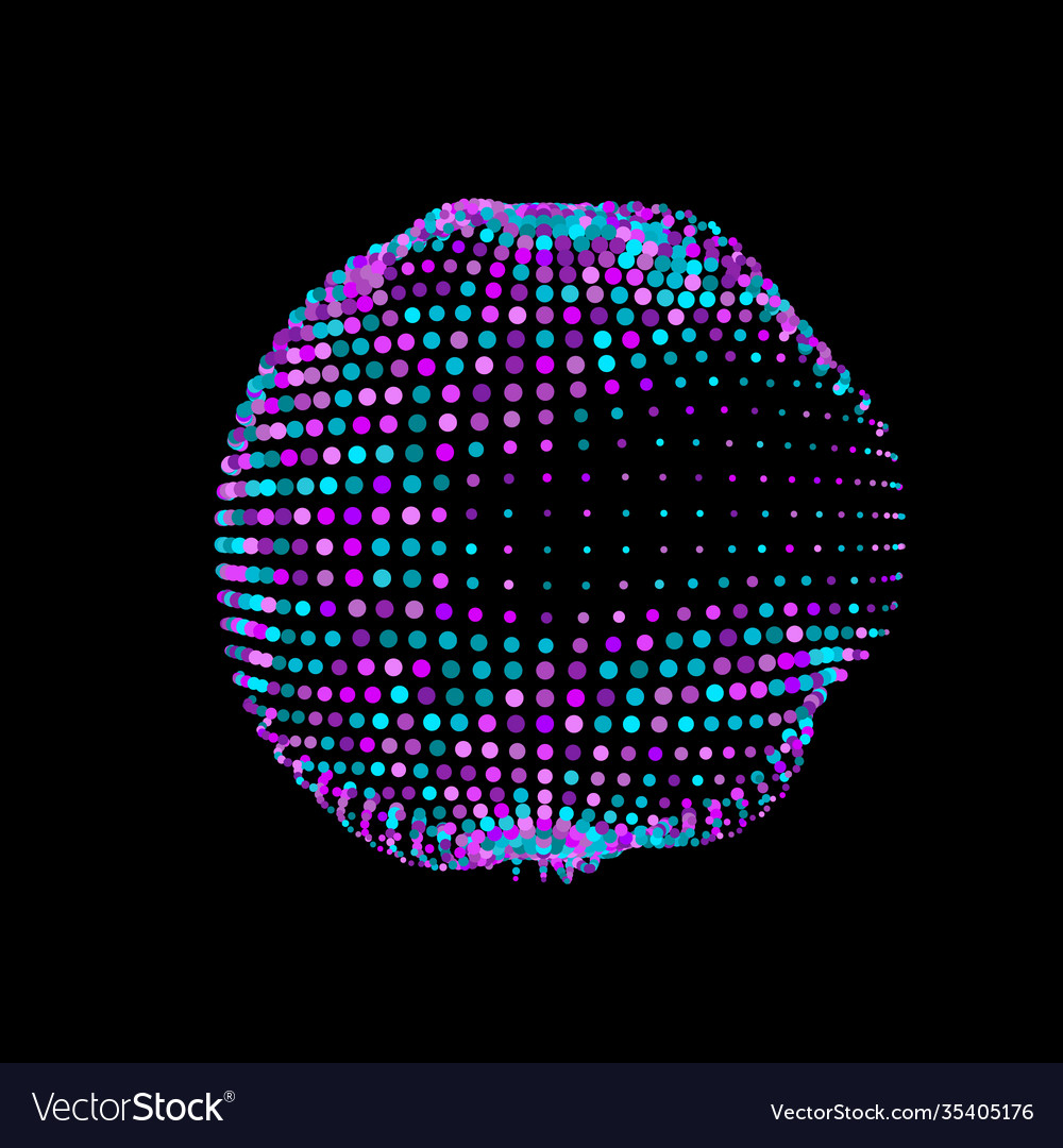 A deformed deflating sphere formed from sea