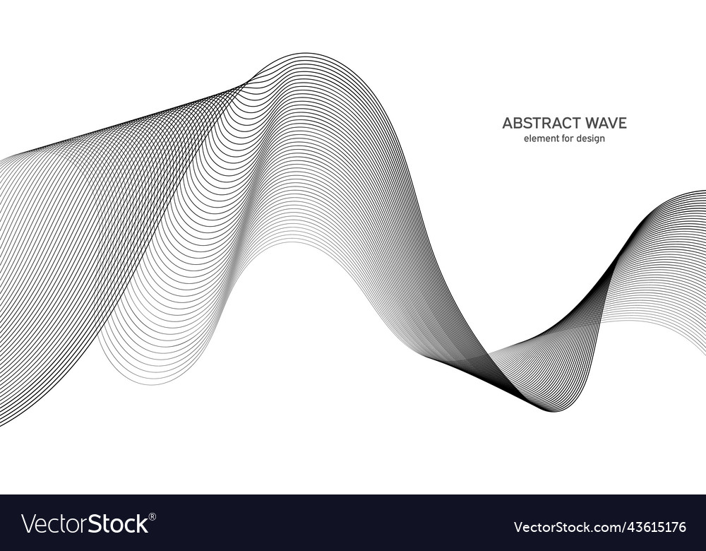 Abstract wave element for design digital vector image Abstract wave element for design digital