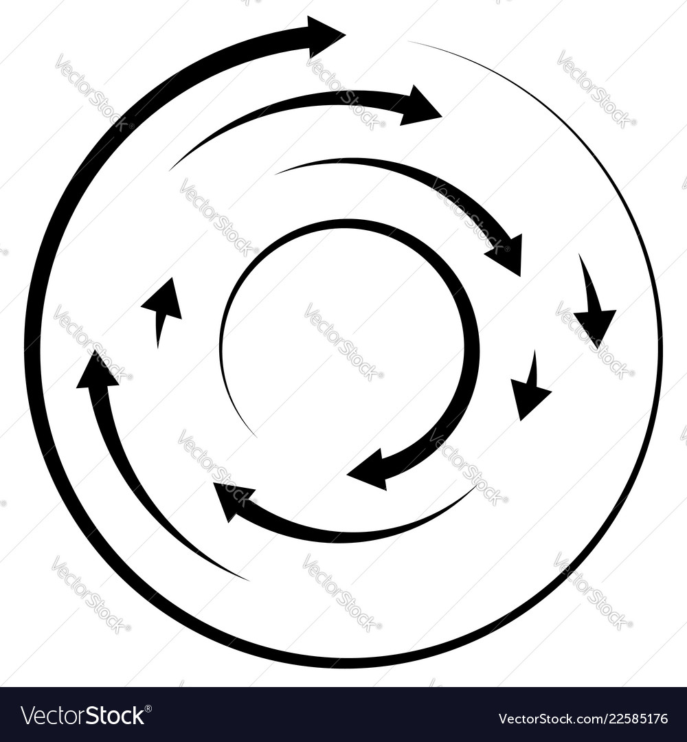 Concentric Circular Arrows - Cycle