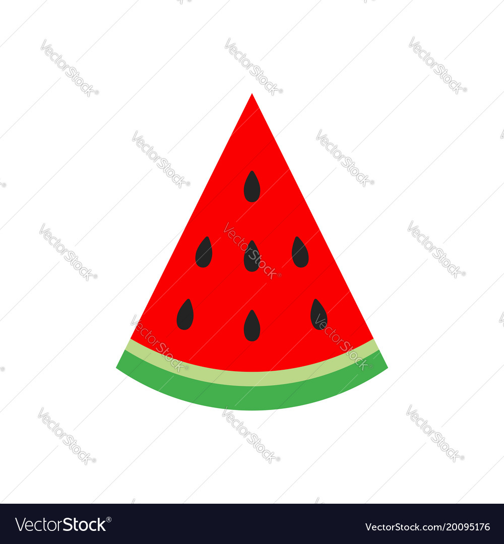 Watermelon sign icon ripe fruit business concept