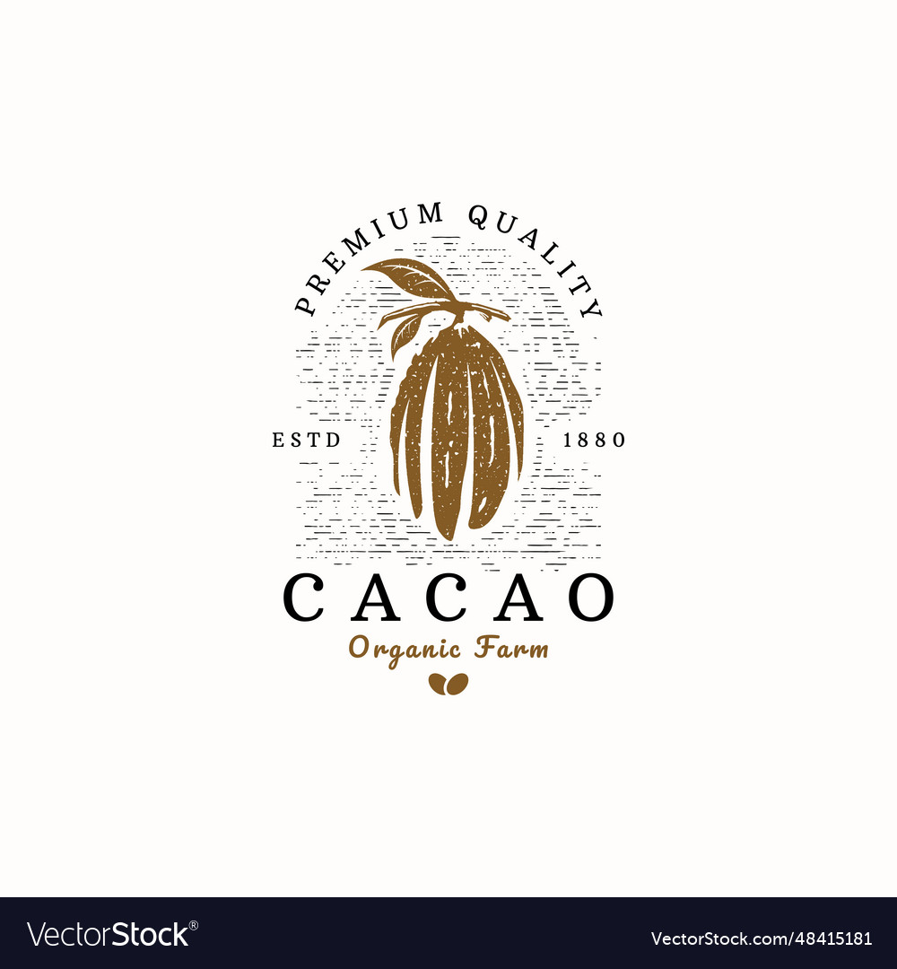 Cacao logo icon design