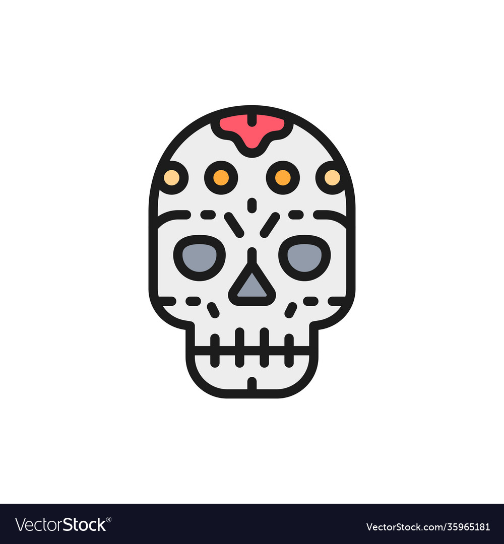 Day of the Dead Skull Mask