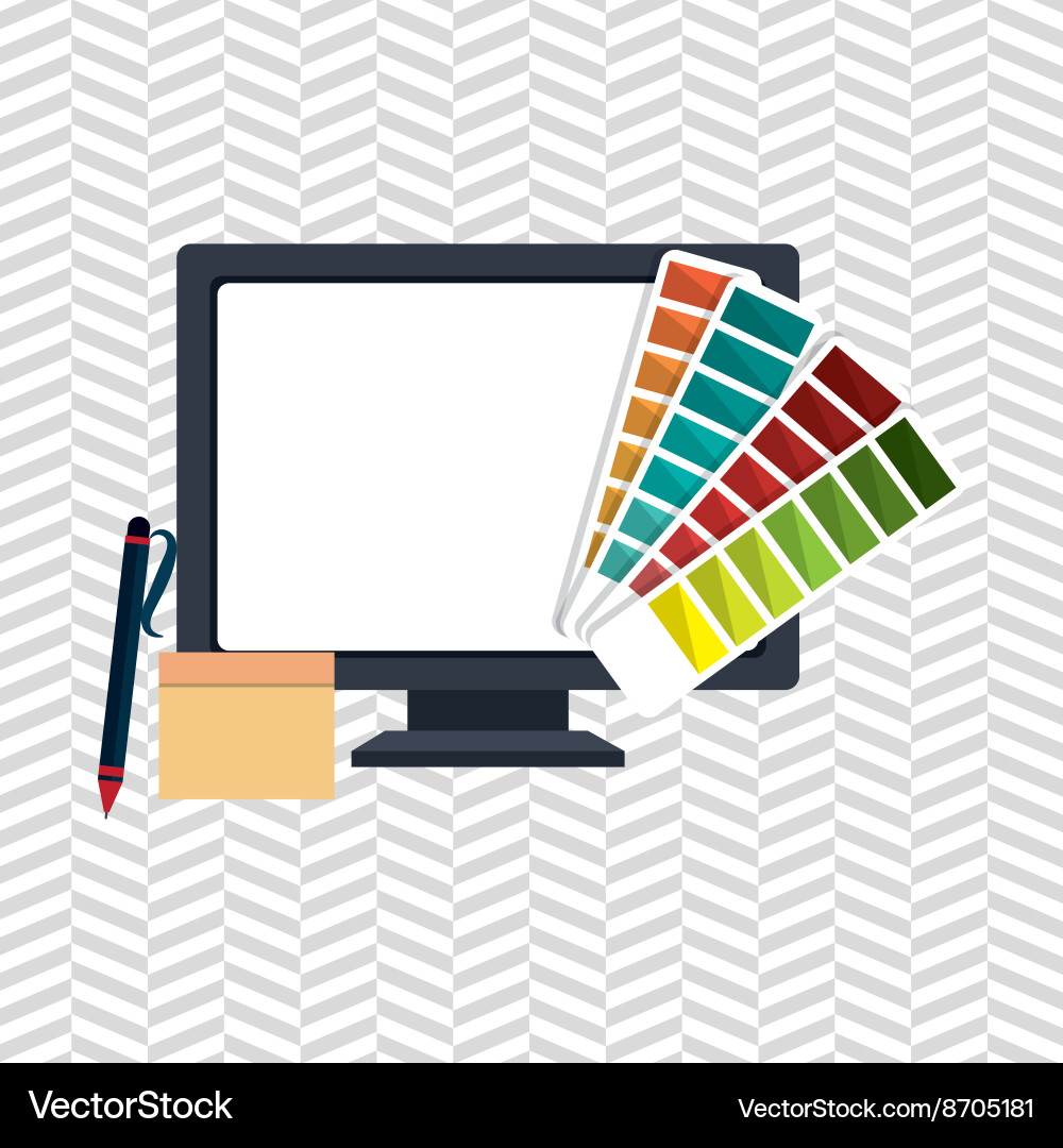 Graphic design concept Royalty Free Vector Image