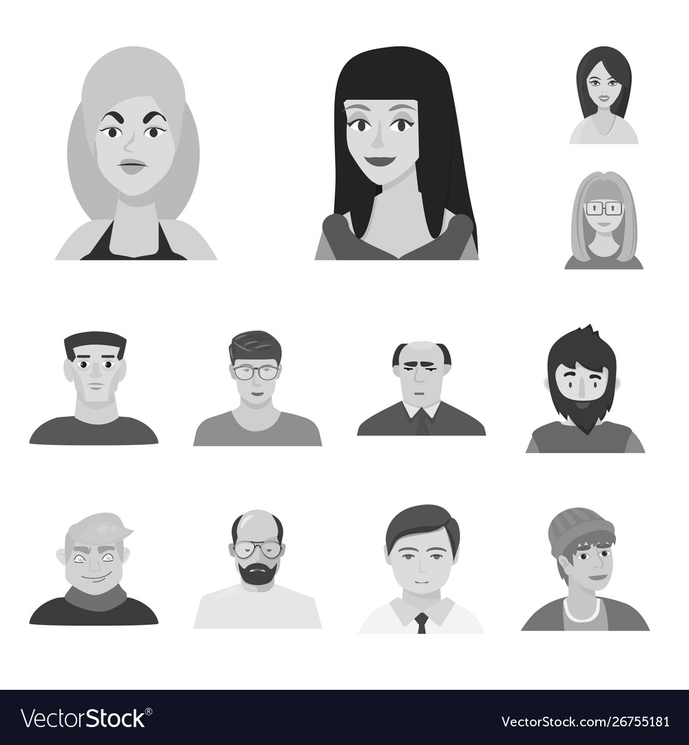 Isolated object avatar and creative symbol vector image Isolated object avatar and creative symbol