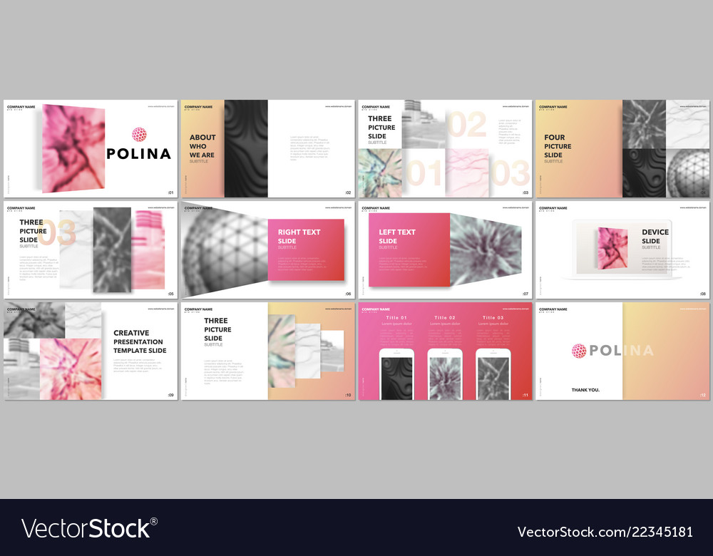 Minimal Presentations Design Portfolio Royalty Free Vector