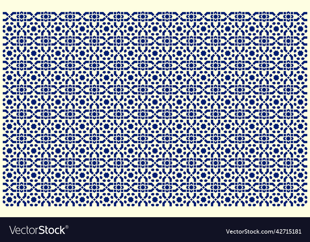 Traditional moroccan tile mosaic pattern