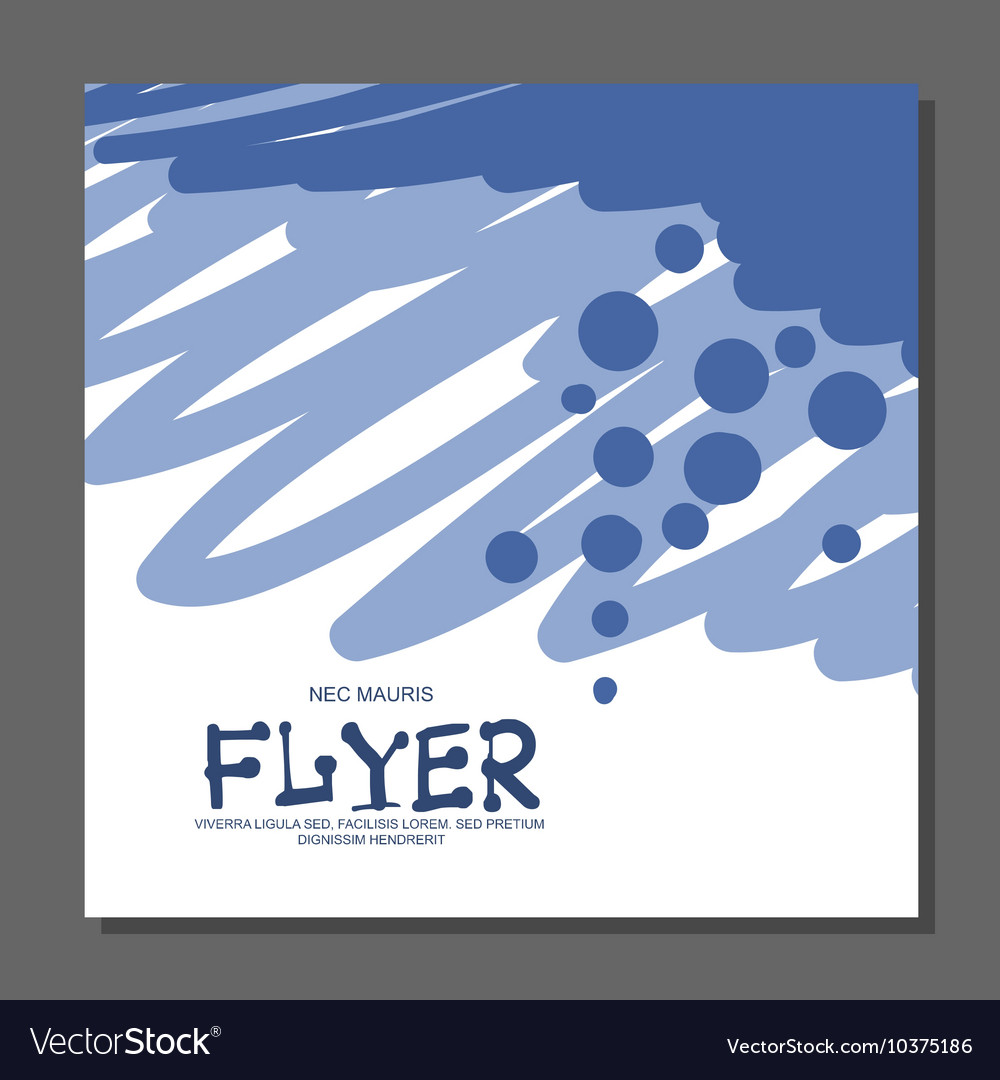 Abstract flyer with space for text it can be used