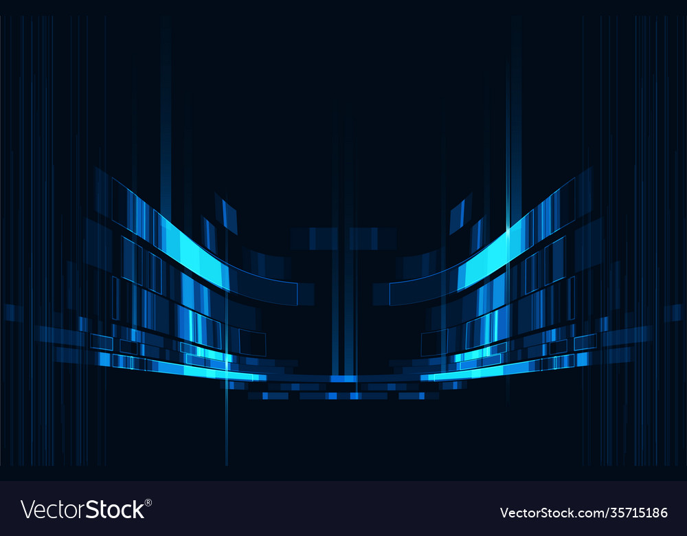 Abstract futuristic science background vector image Abstract futuristic science background