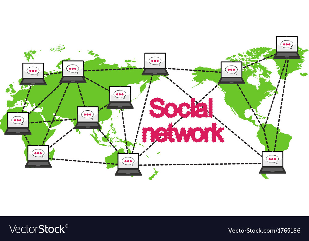 Social networking conceptual can represent