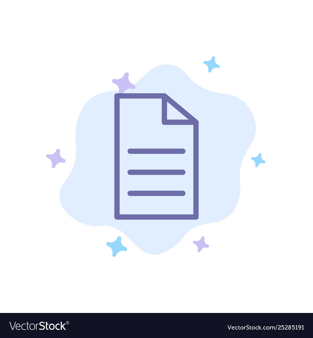 File data user interface blue icon on abstract vector image File data user interface blue icon on abstract