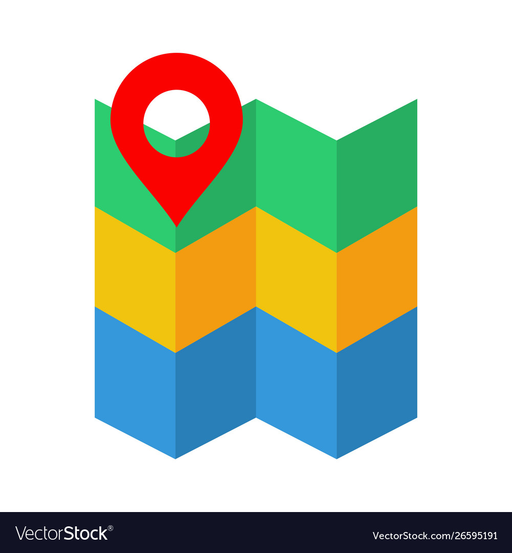 Map flat multi color