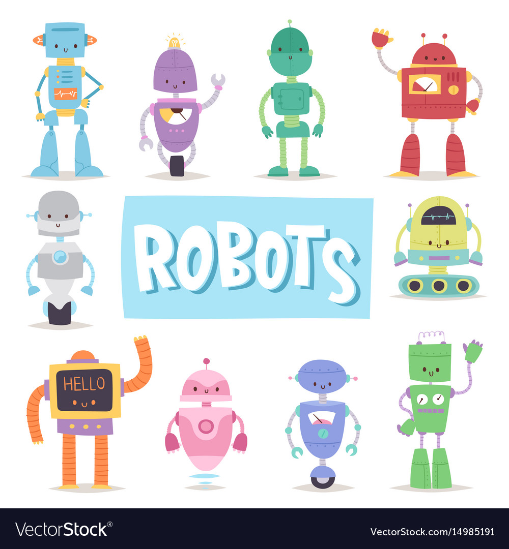 Retro Robot Toys & Androids