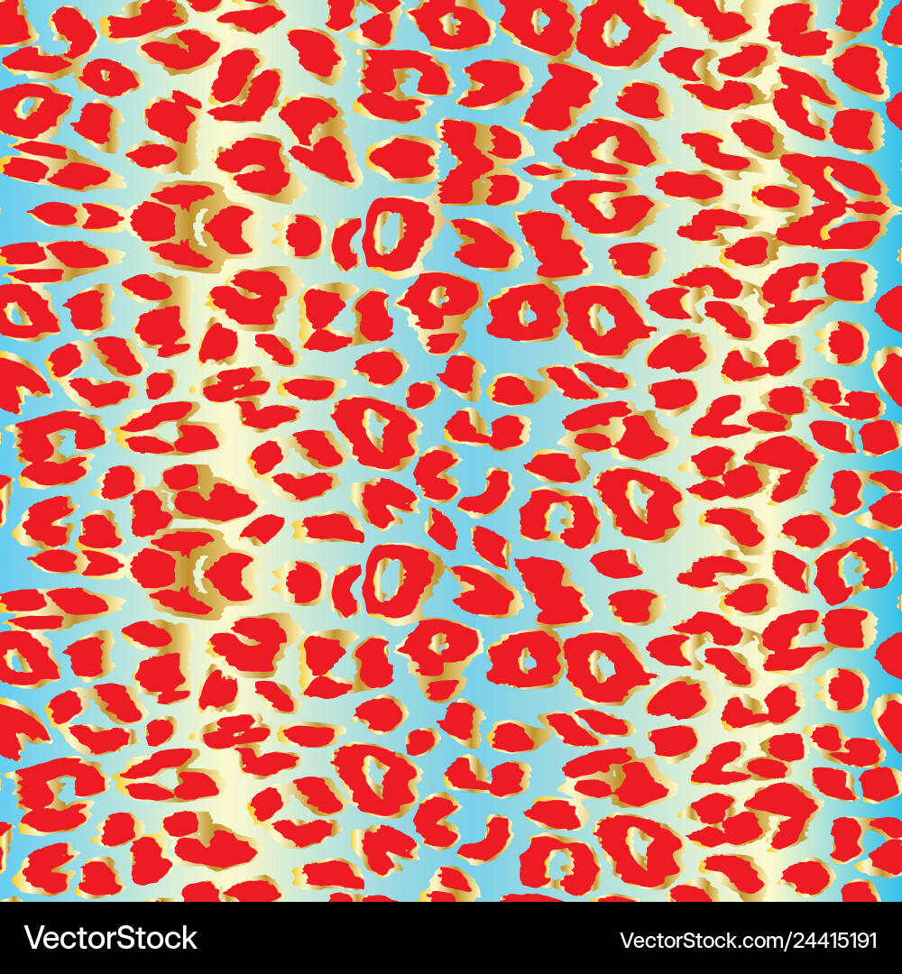 Seamless pattern leopard Royalty Free Vector Image