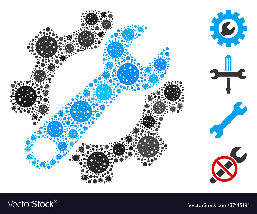 Service-Tools Mosaik Coronavirus Icons