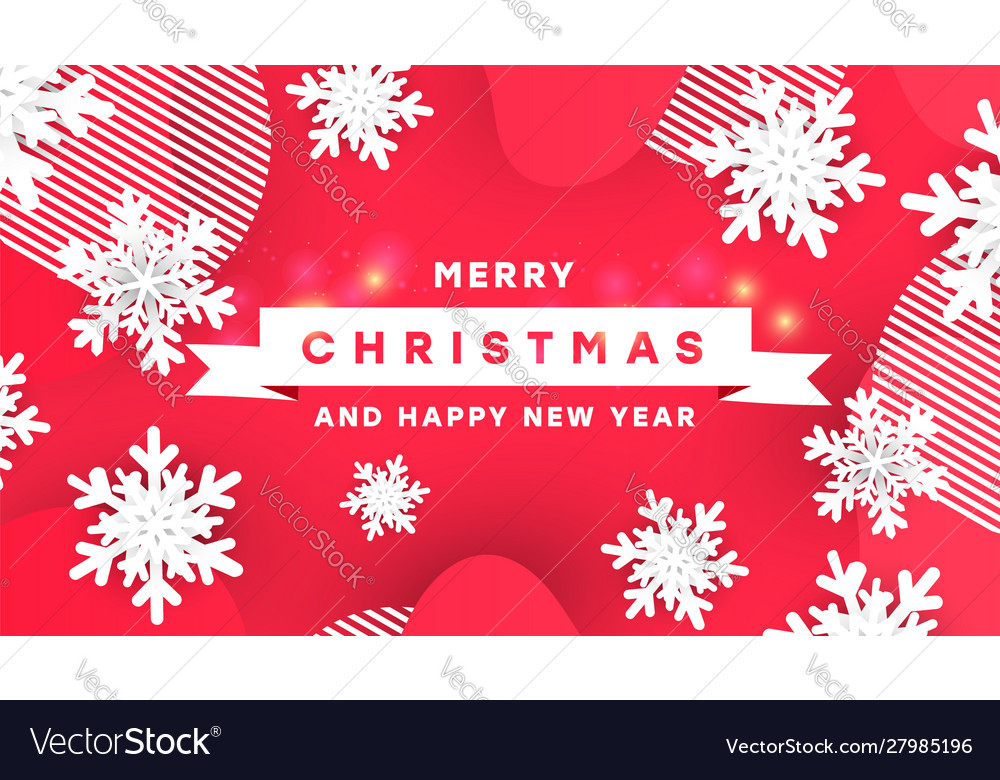 Creative merry christmas design card template