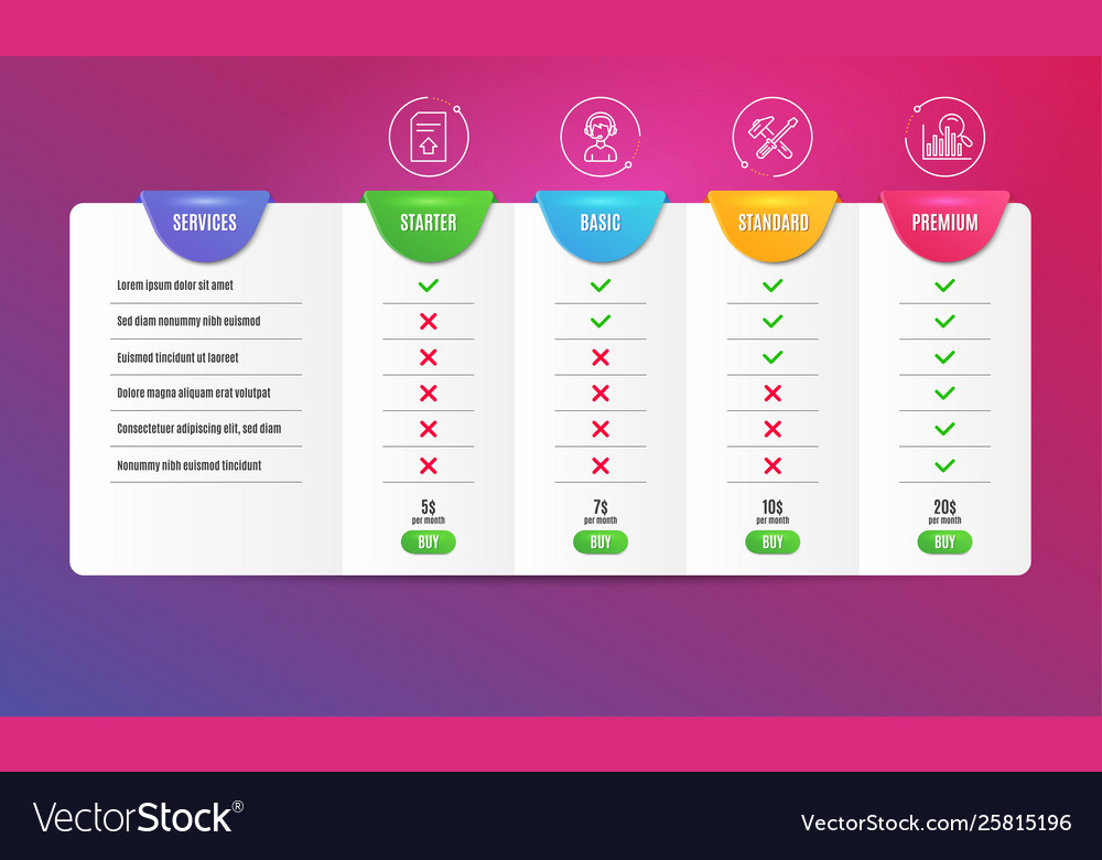 Upload file hammer tool and consultant icons set