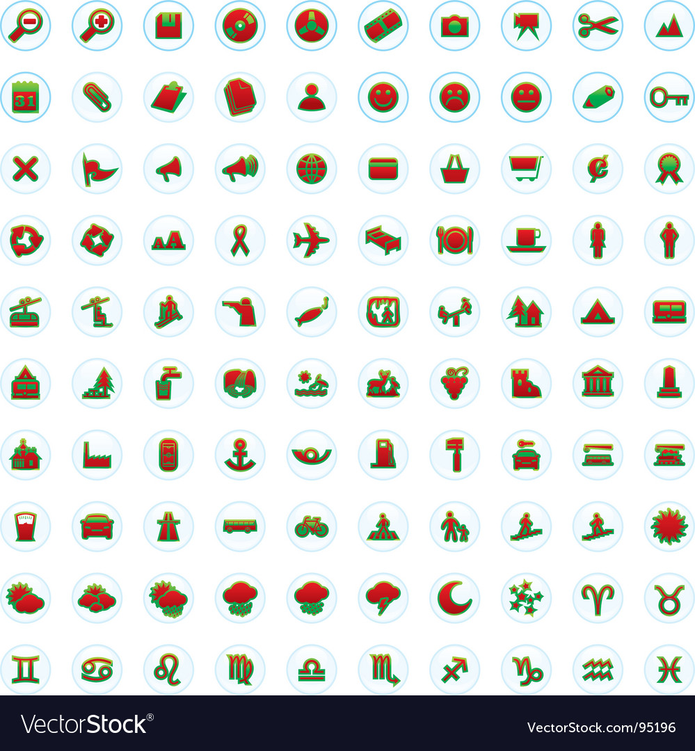 Web icon set