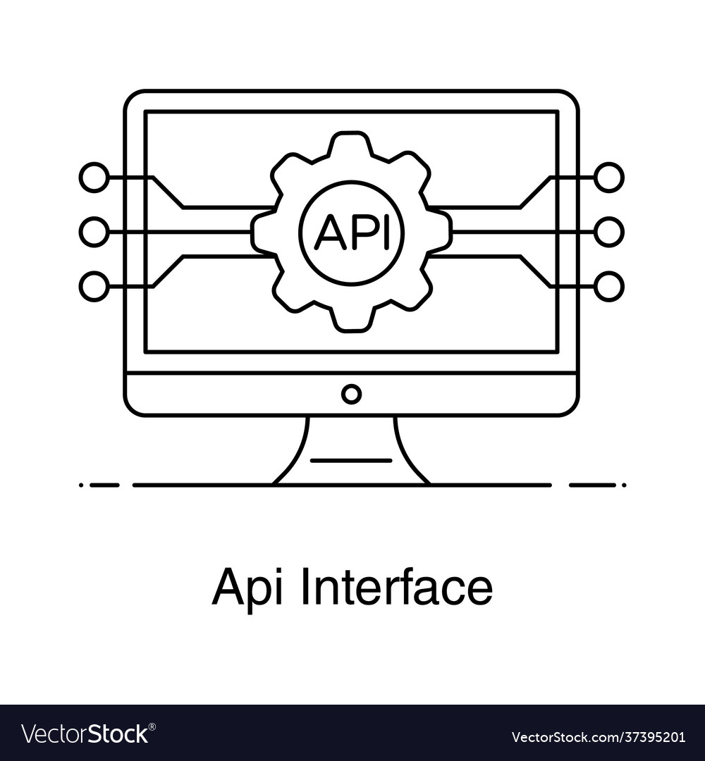 Api Royalty Free Vector Image - VectorStock