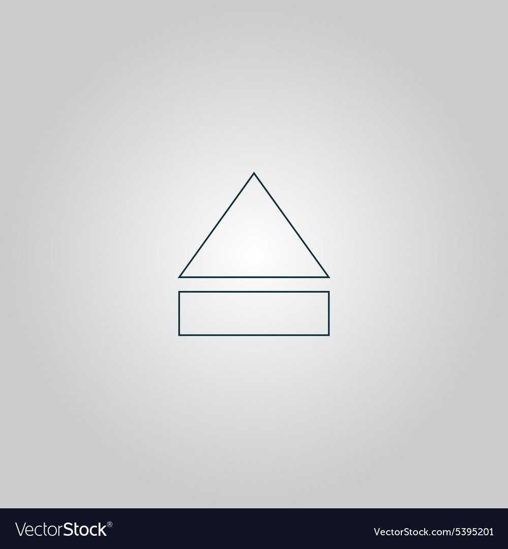 Eject or open player icon