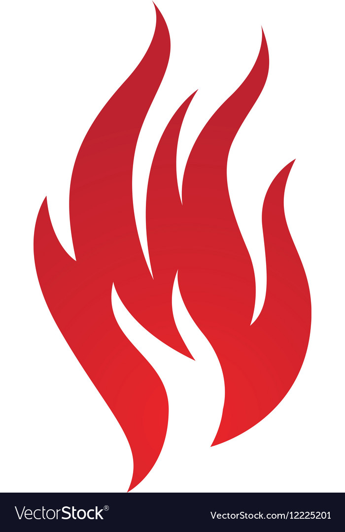 Feuerflamme Logo Vorlage