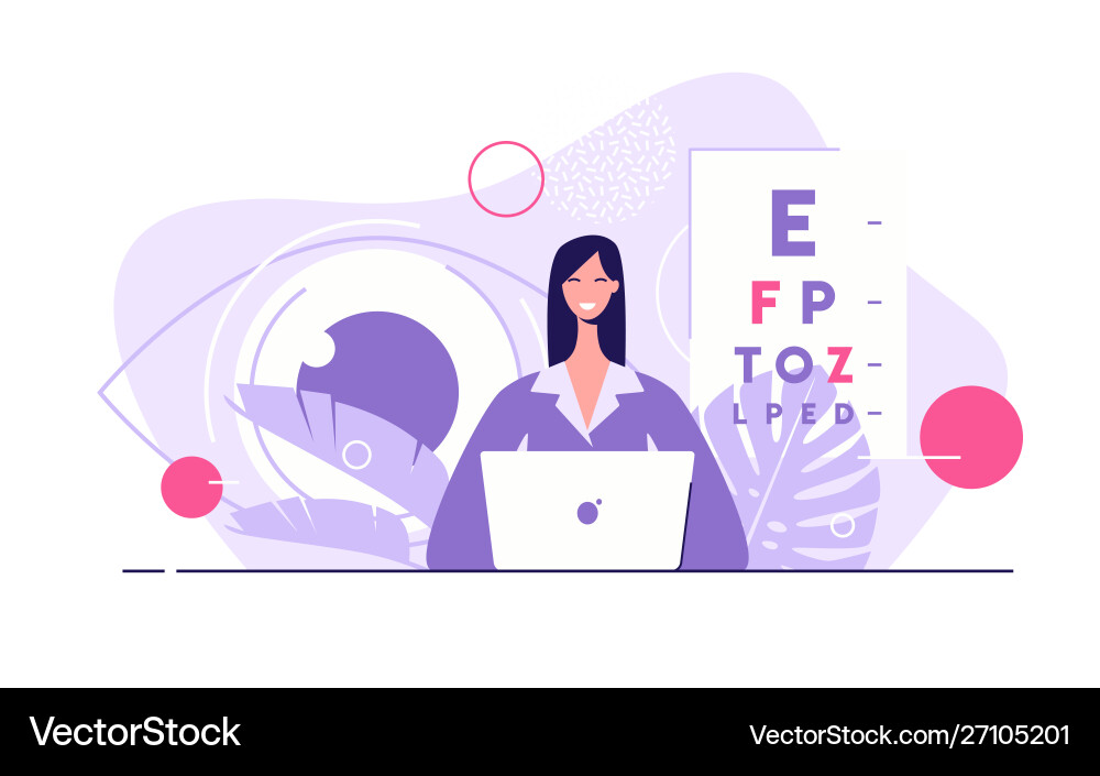 Flat style a young Royalty Free Vector Image - VectorStock