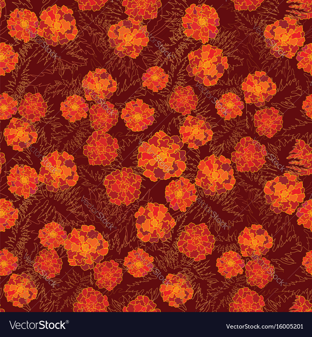 Floral seamless pattern flower background