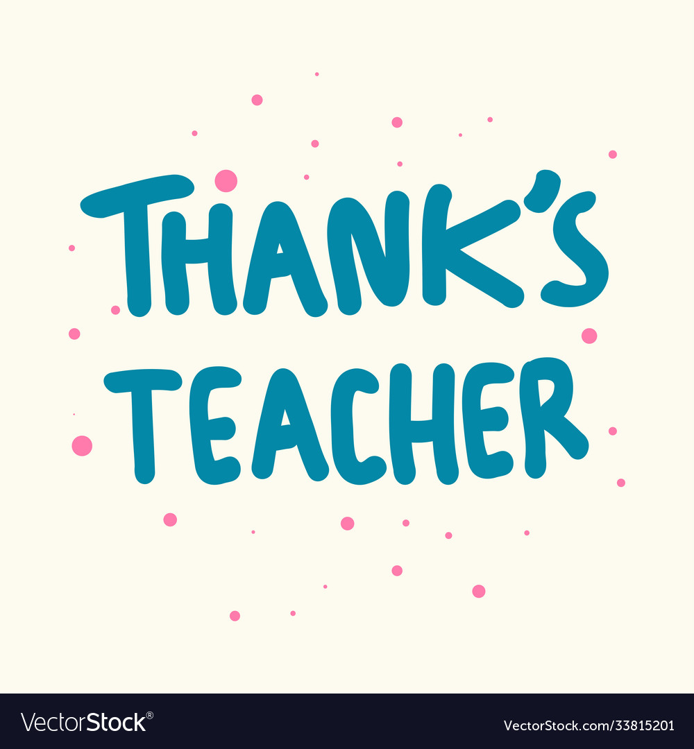 Happy teachers day Royalty Free Vector Image - VectorStock