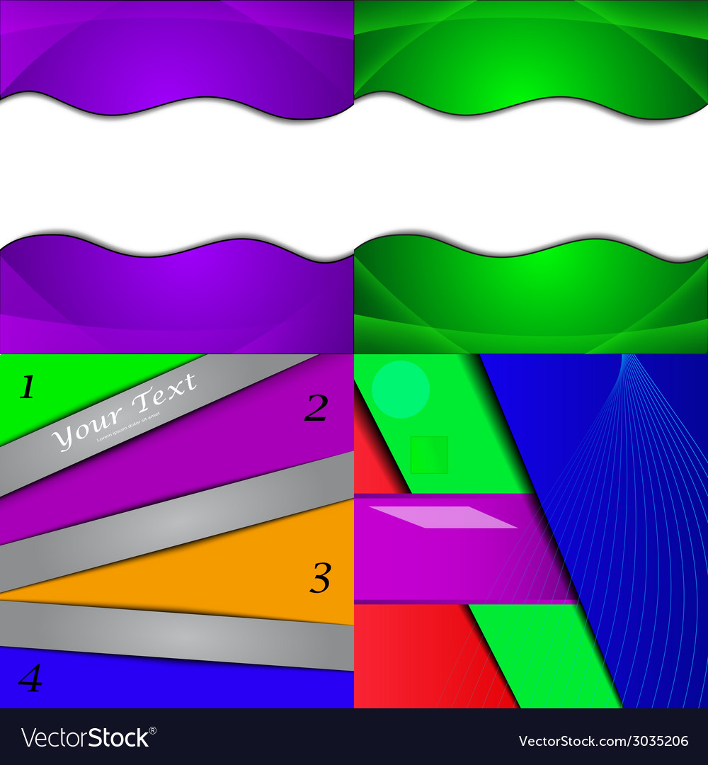 Big set of soft colored abstract background