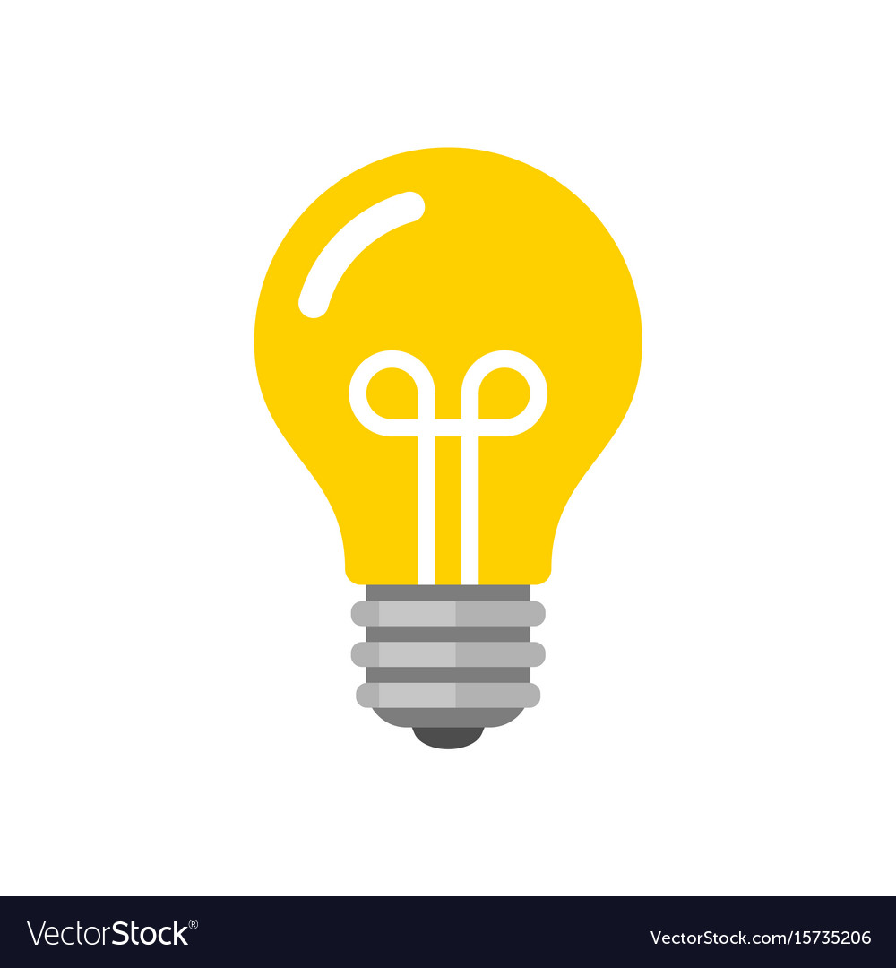 Bulb Light Vector Icon at Irene Fischer blog