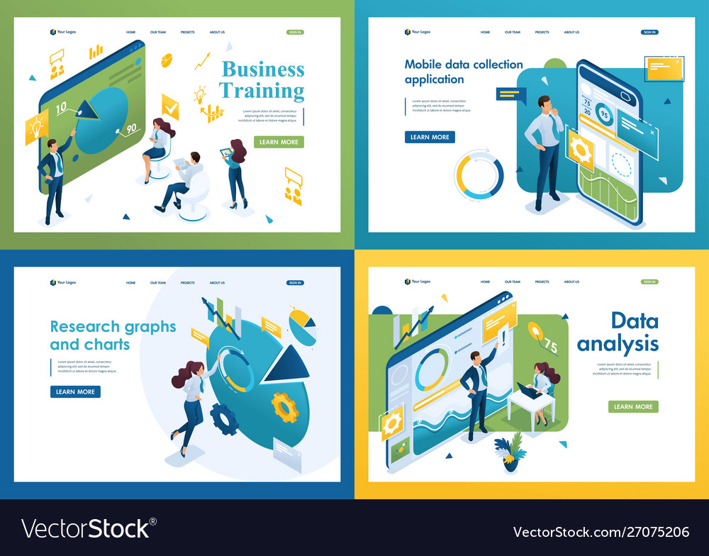 Set isometric concepts business training