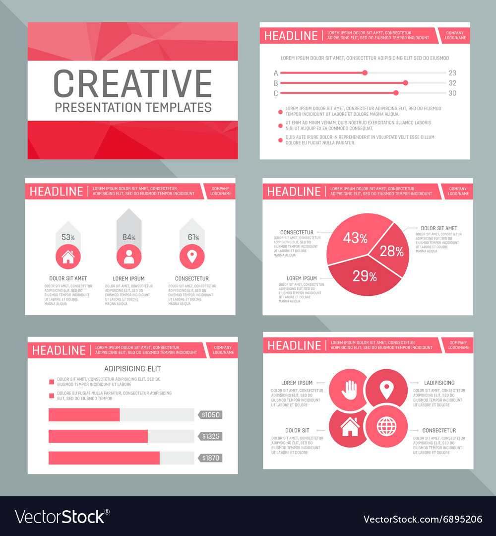 Template for multipurpose presentation