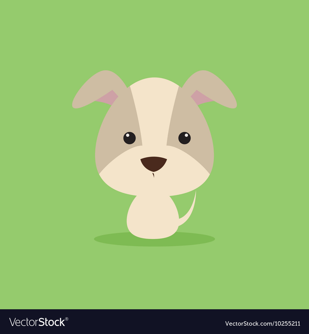 Cute cartoon dog