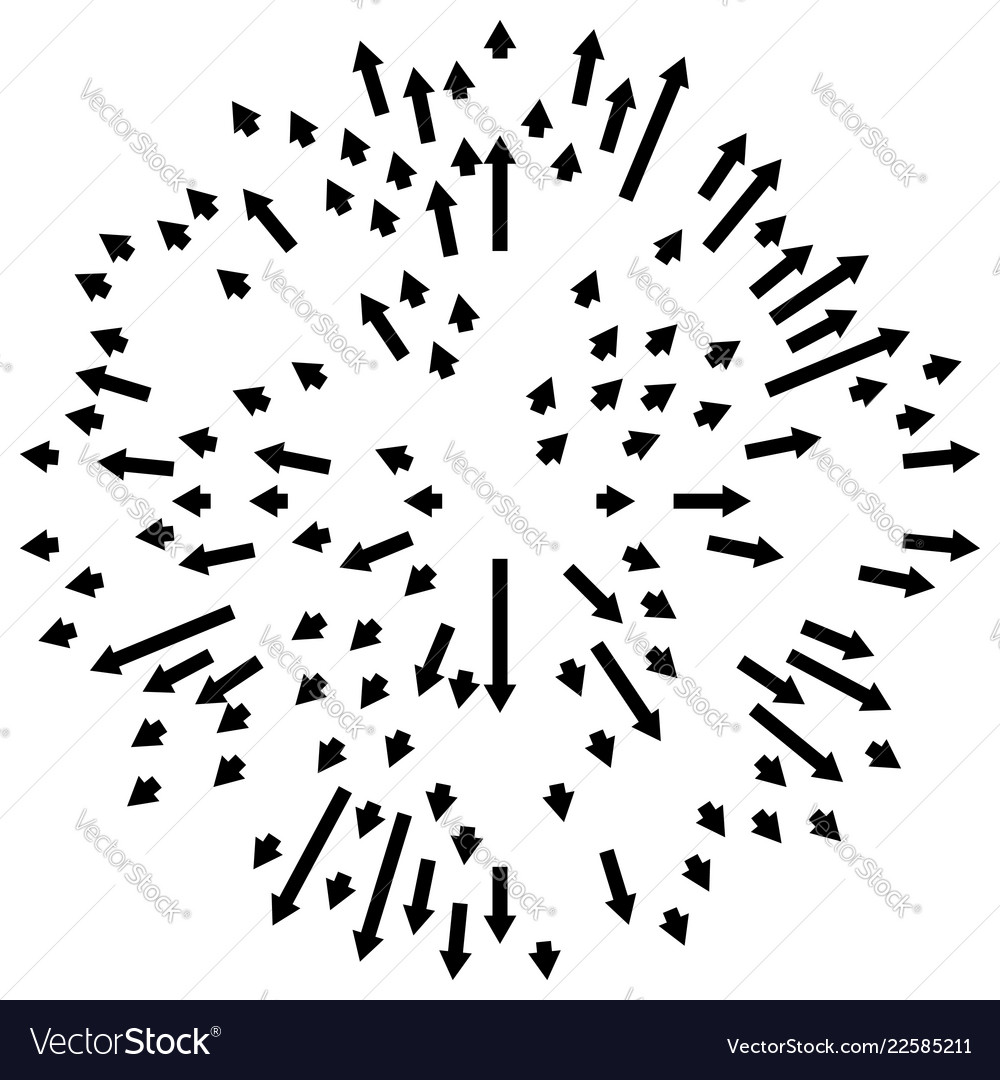Radial lines element abstract radiating irregular vector image Radial lines element abstract radiating irregular