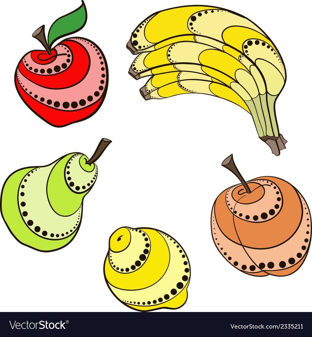 Set fruit