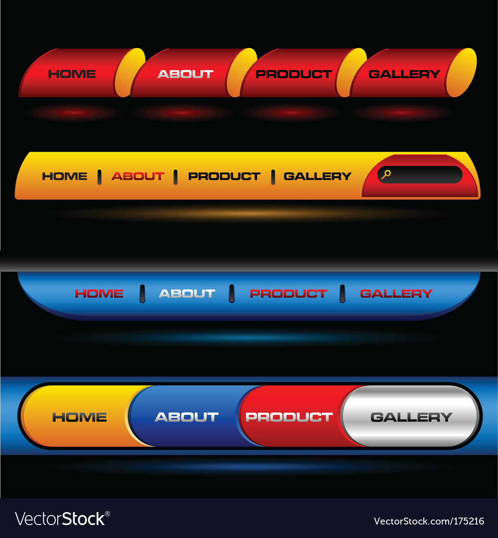 Editable website buttons