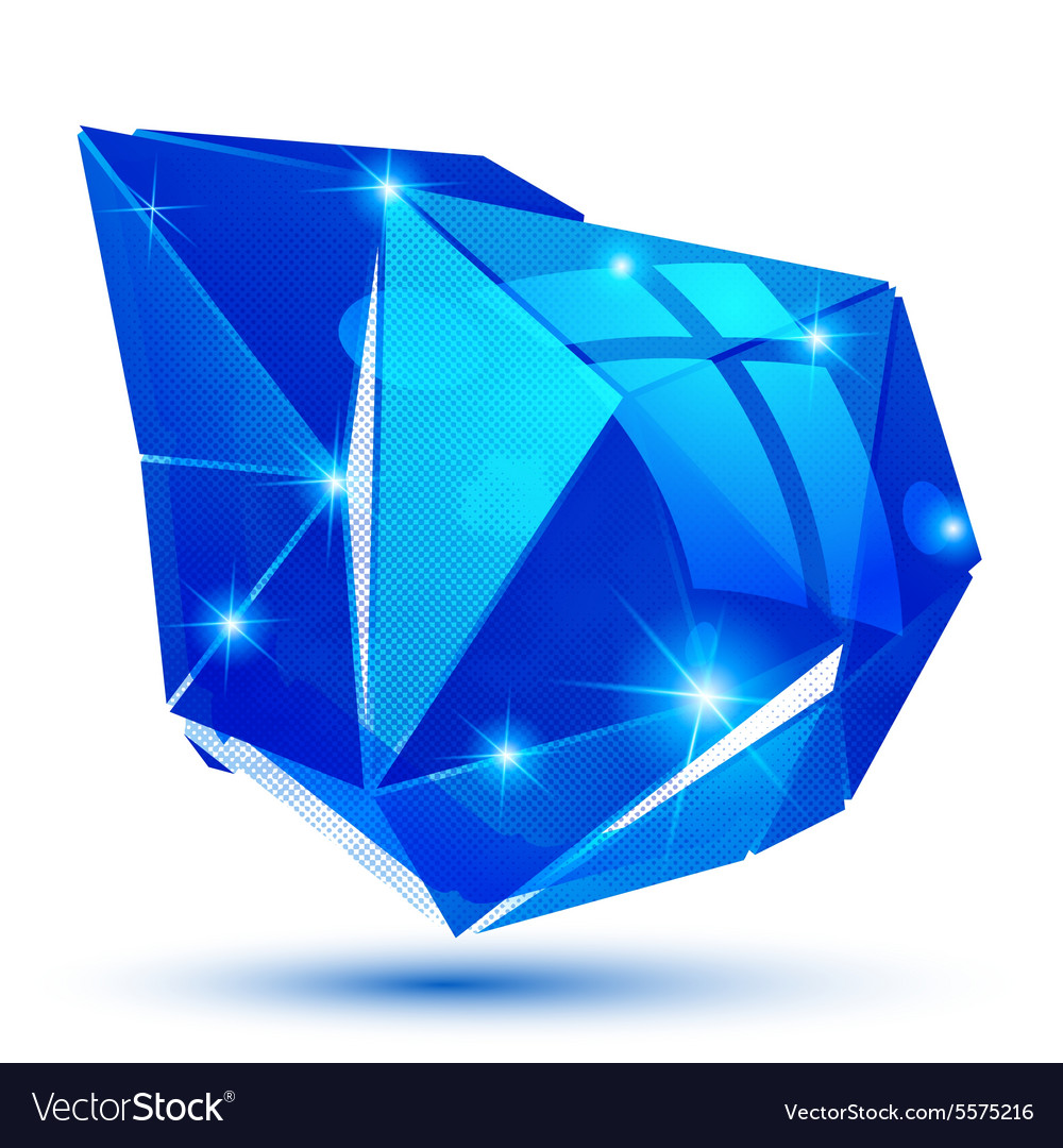 Futuristic object with sparkling effect