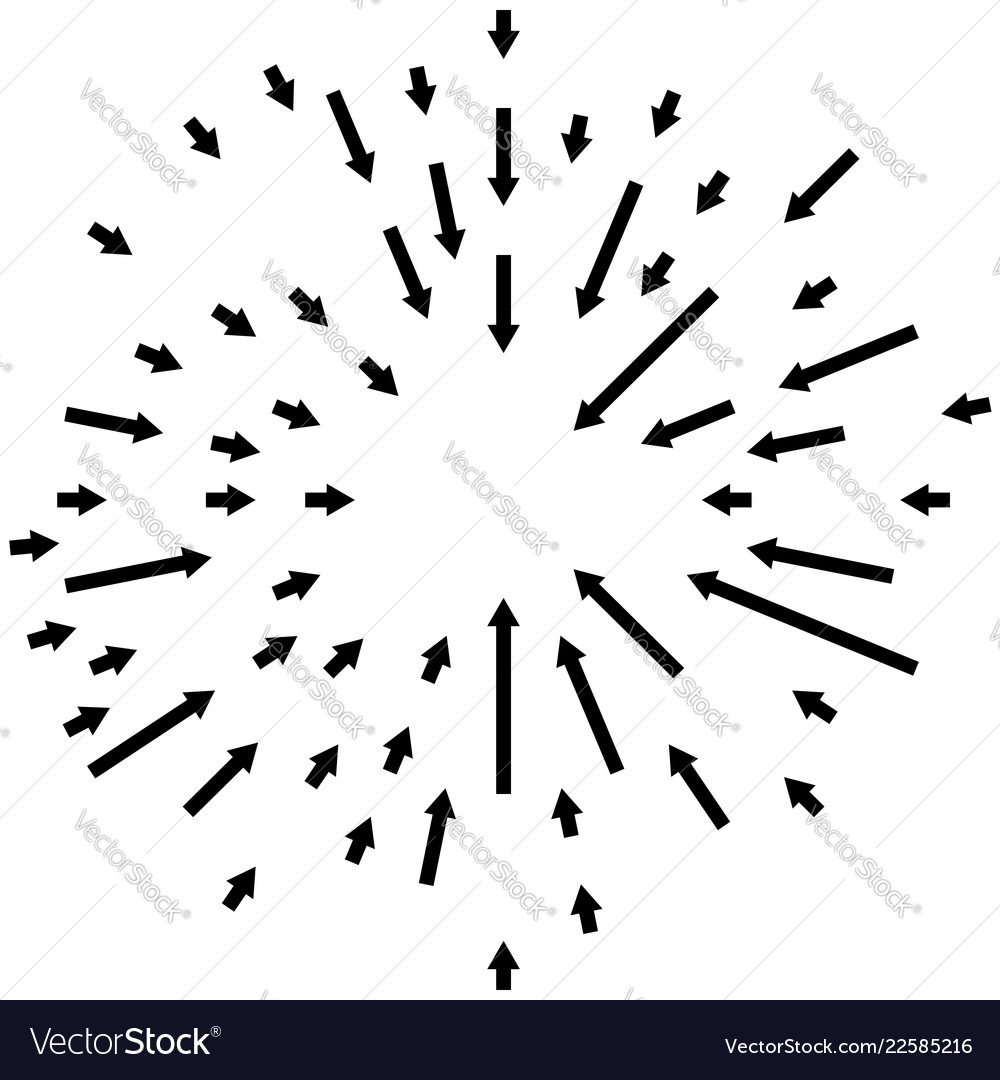 Radial lines element abstract radiating irregular vector image Radial lines element abstract radiating irregular