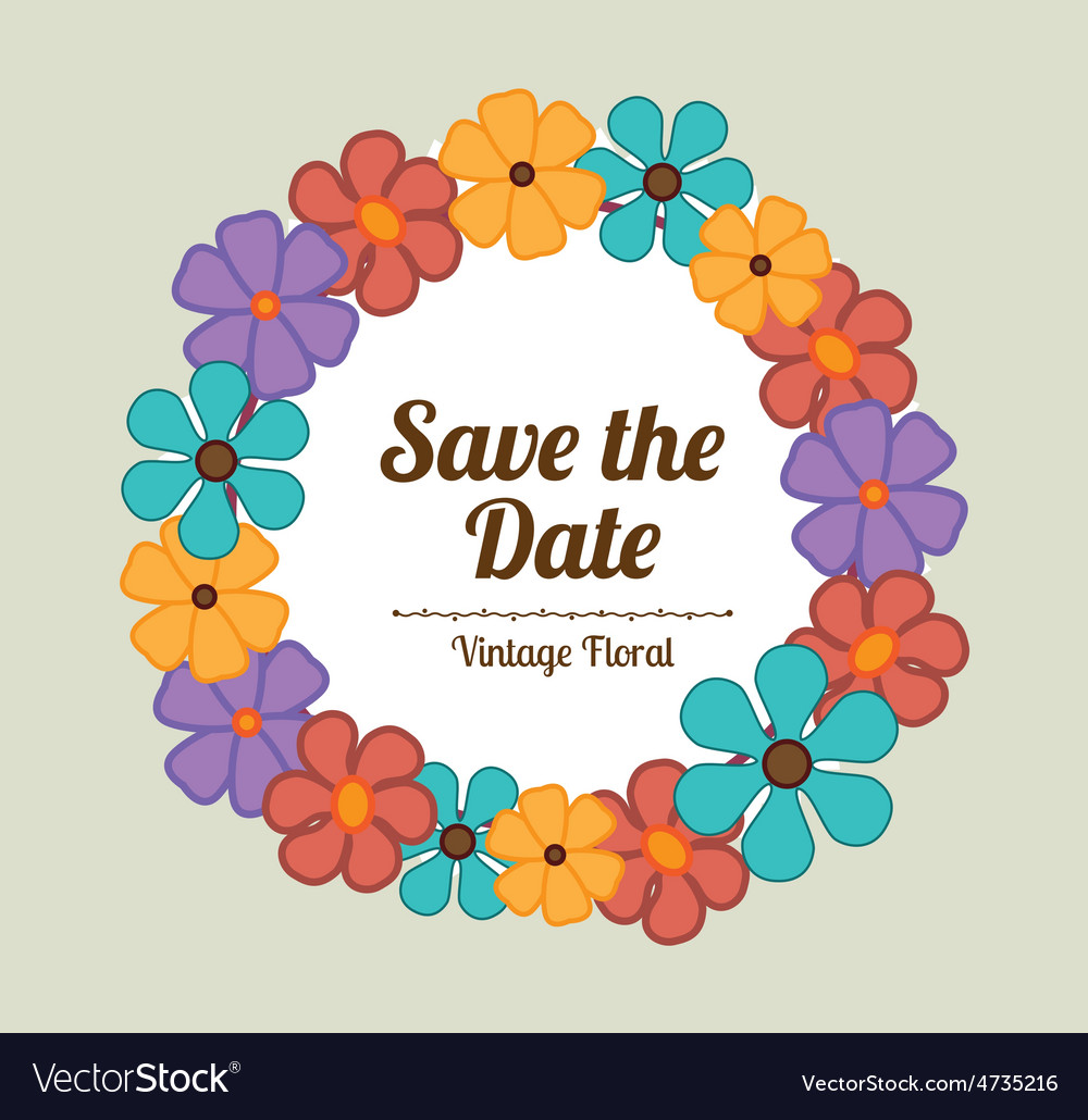 Save the date design