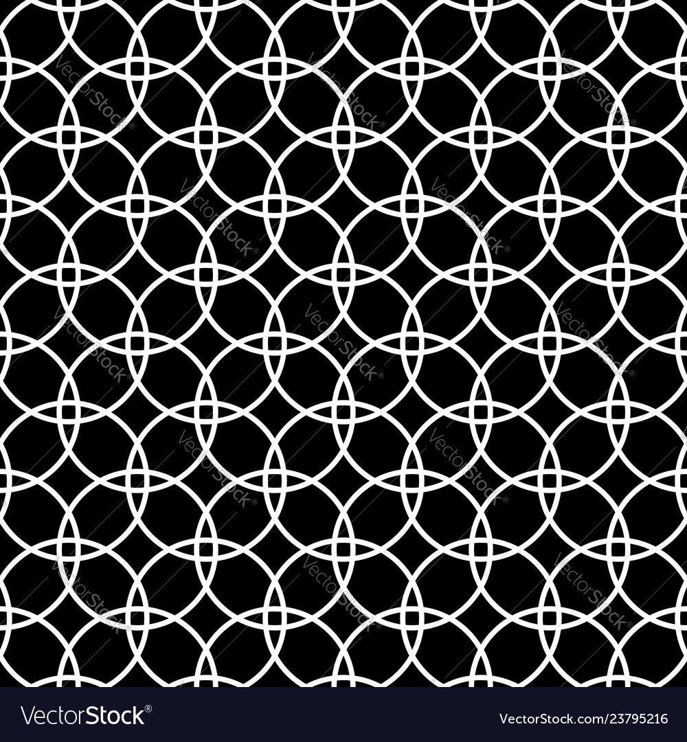 Seamless circles pattern vector image Seamless circles pattern