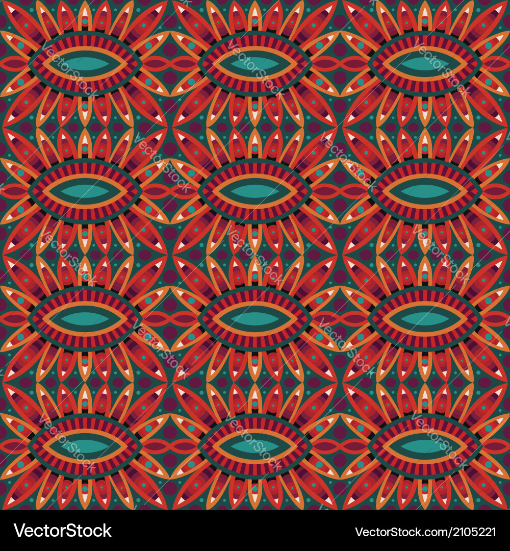 Abstract tribal ethnic seamless pattern Royalty Free Vector