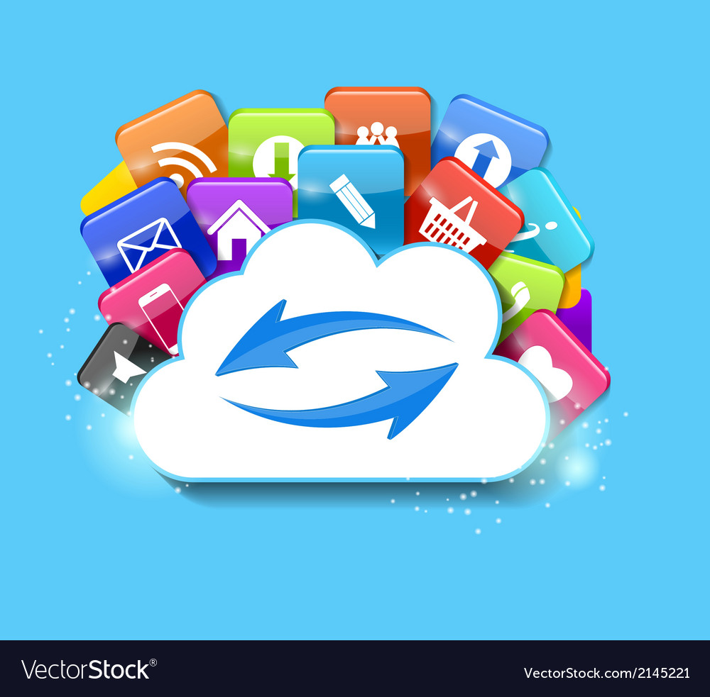 Cloud computing concept