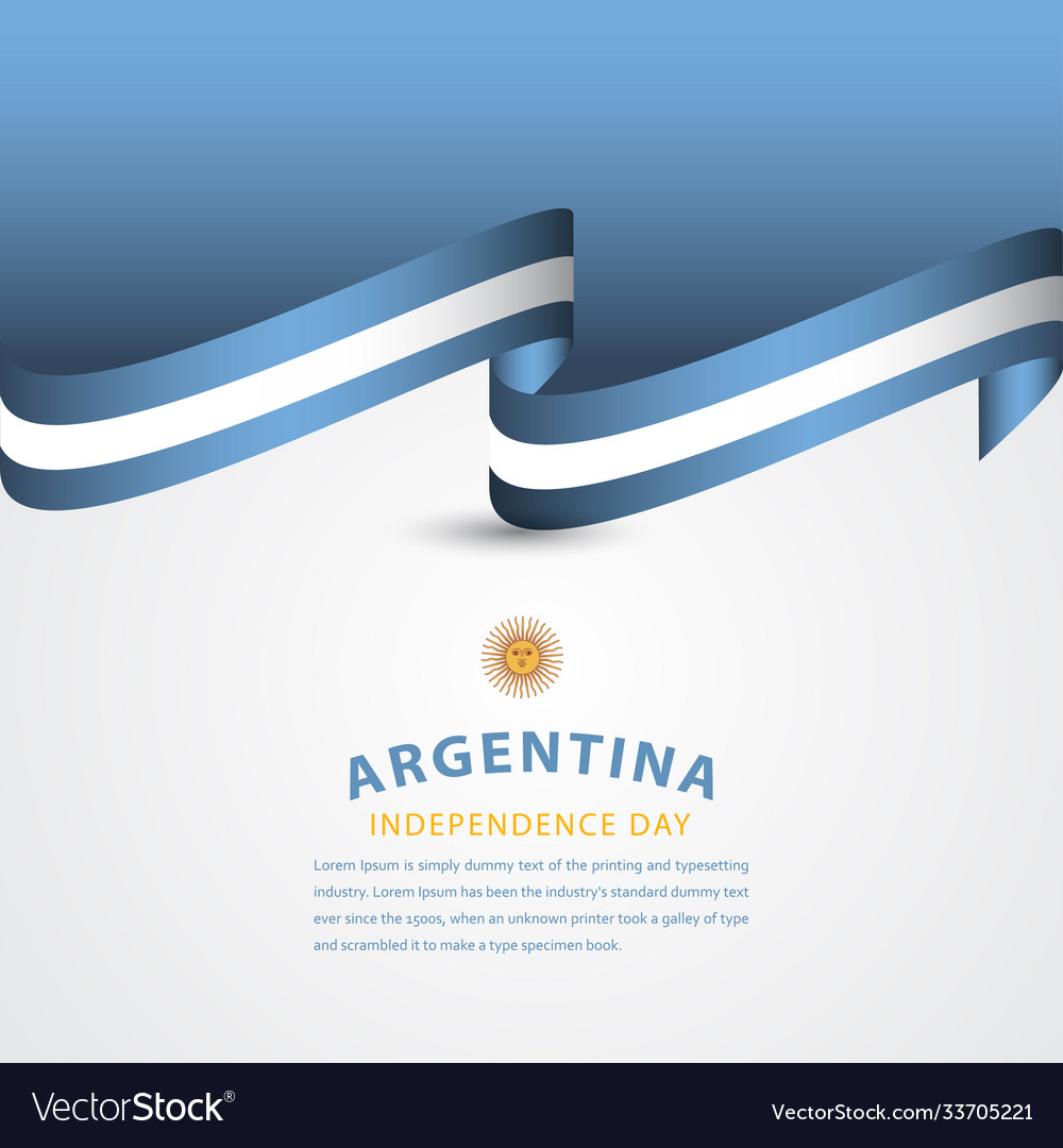 Happy argentina independence day celebration