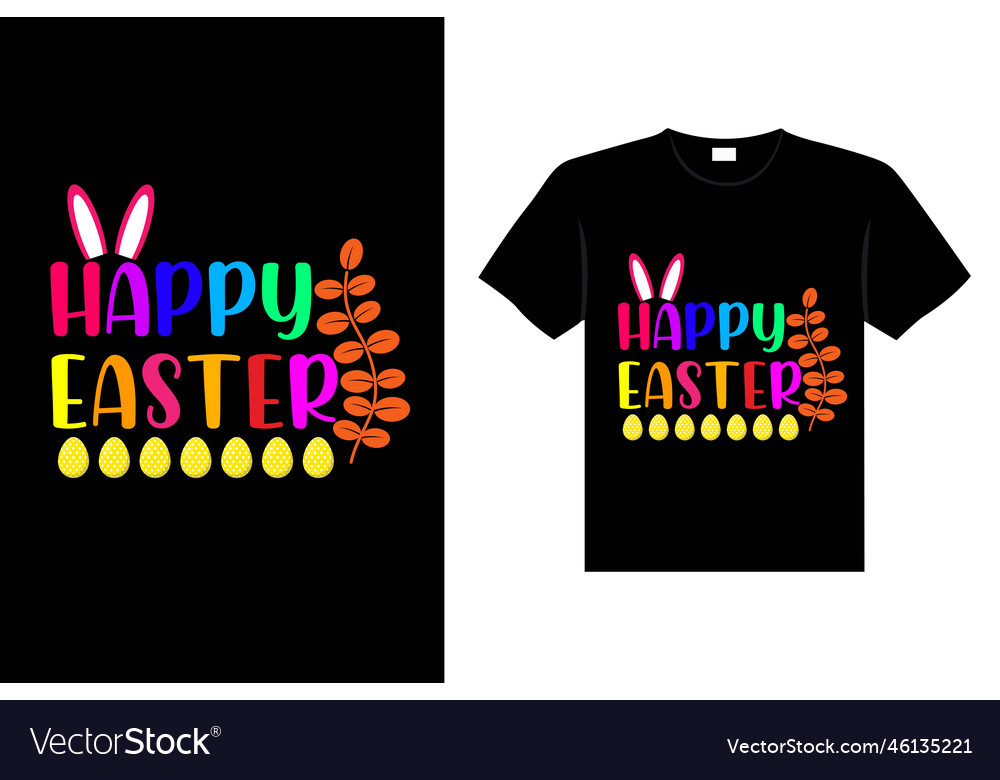 Happy easter design Royalty Free Vector Image - VectorStock