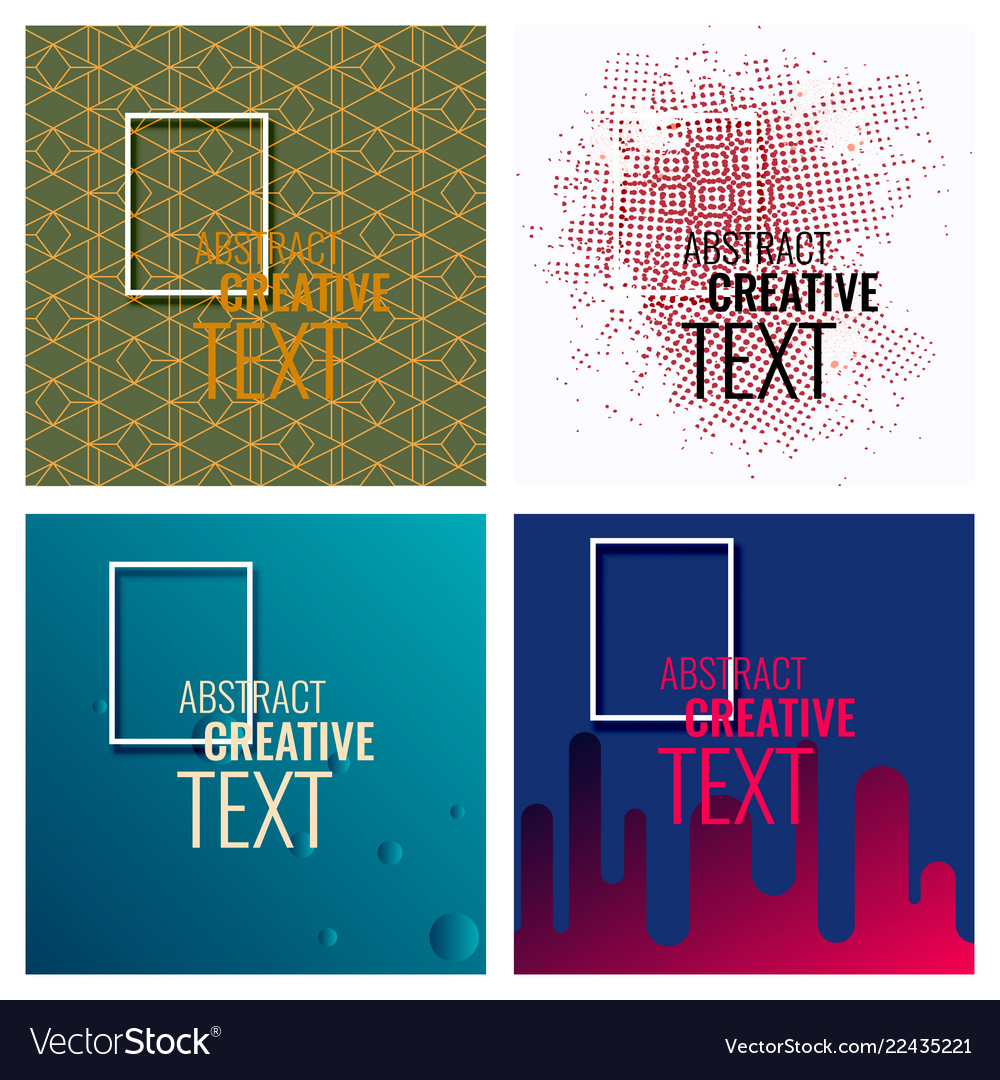 Modern abstract circle geometric design pattern
