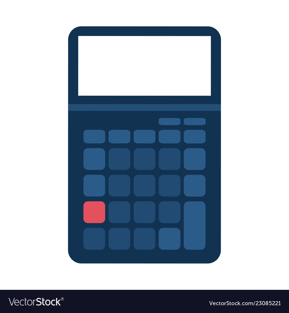 Money Savings Calculator Royalty Free Vector Image Money Savings Calculator Vector Image