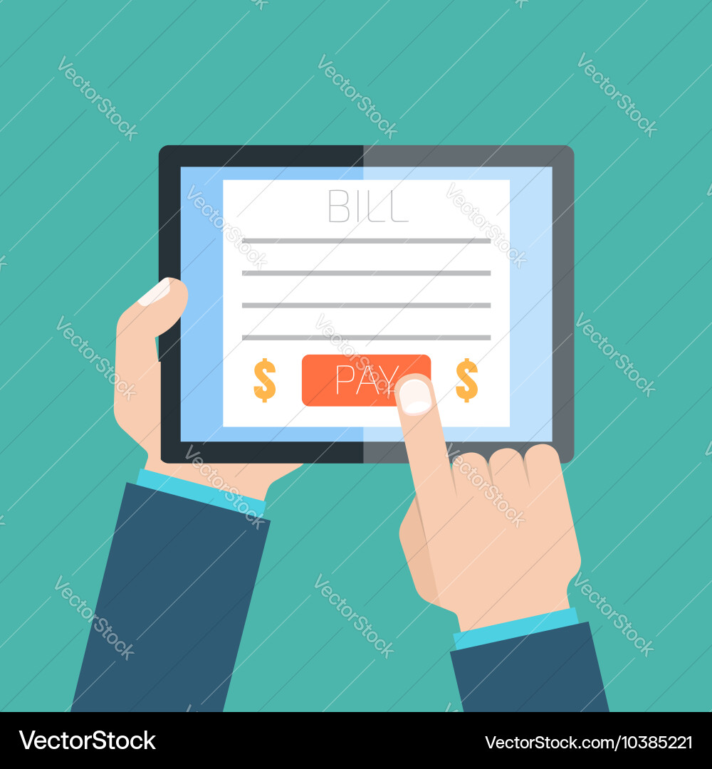 Online invoice Royalty Free Vector Image - VectorStock