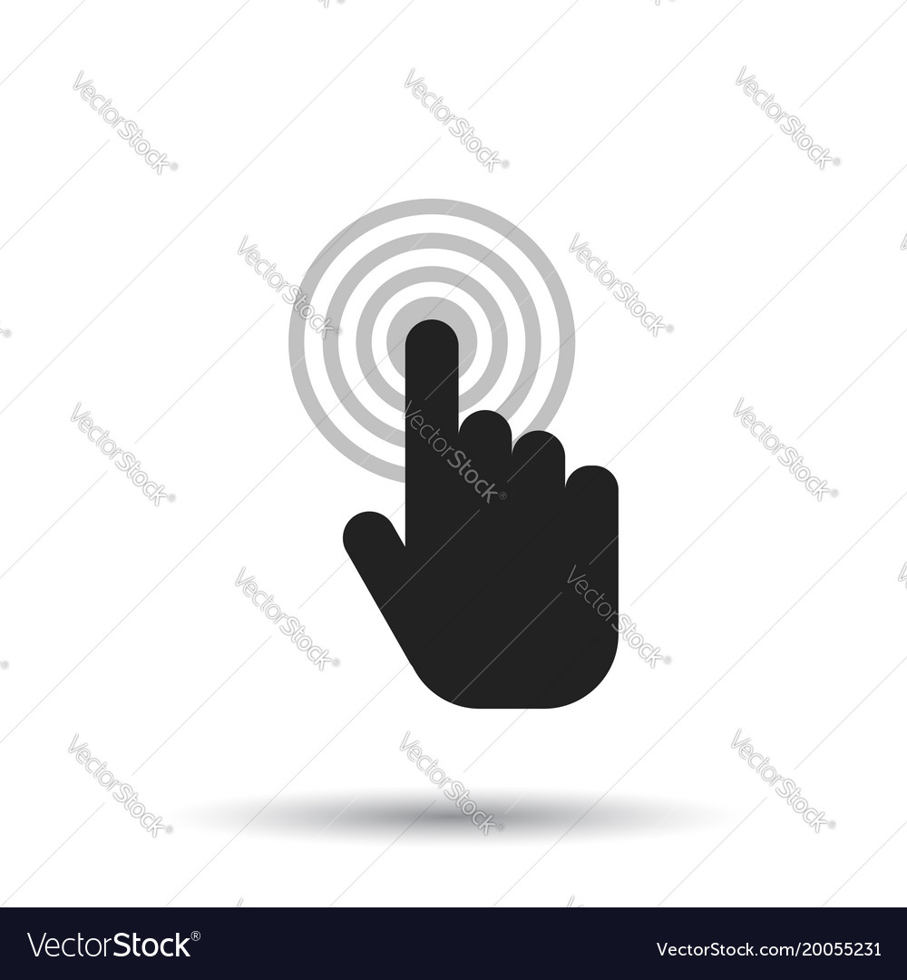Hand Click Cursor Icon