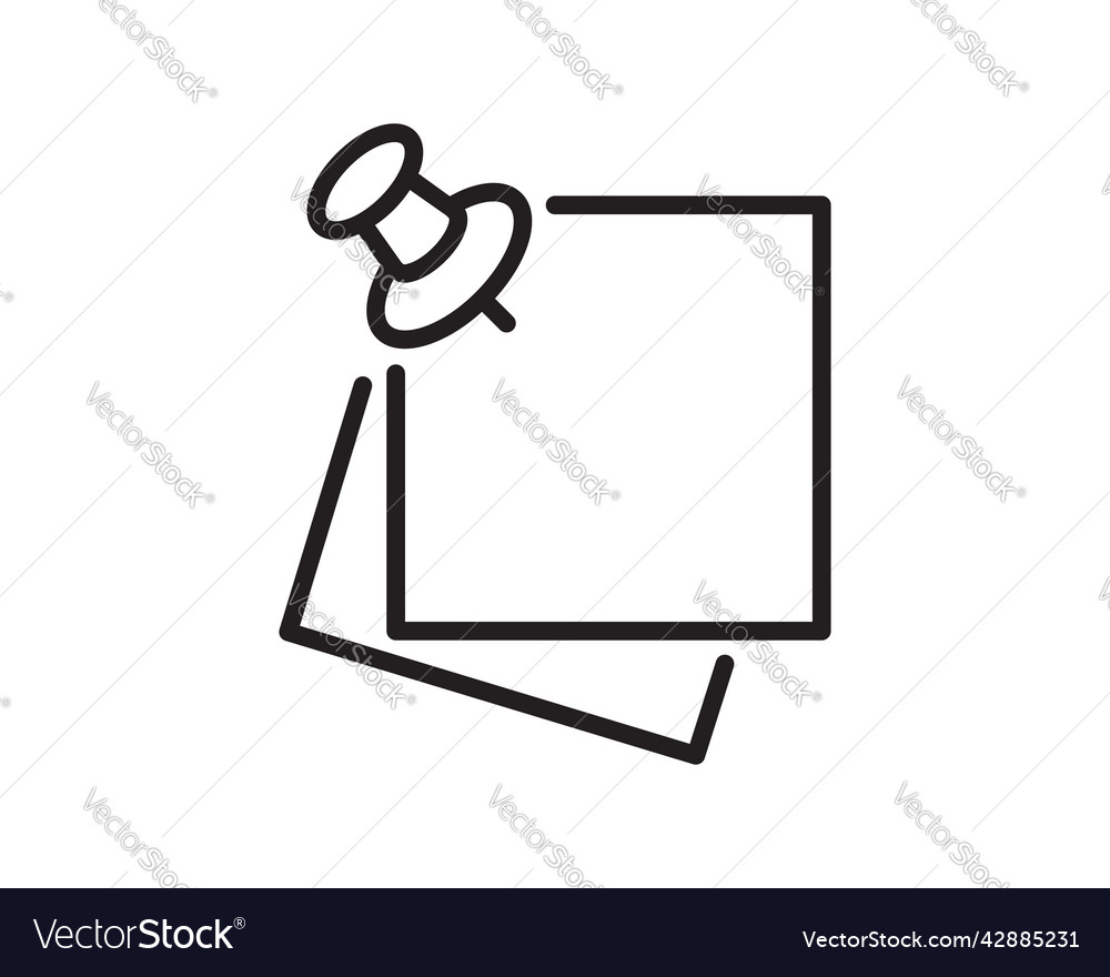 Note icon sign paper message or document page