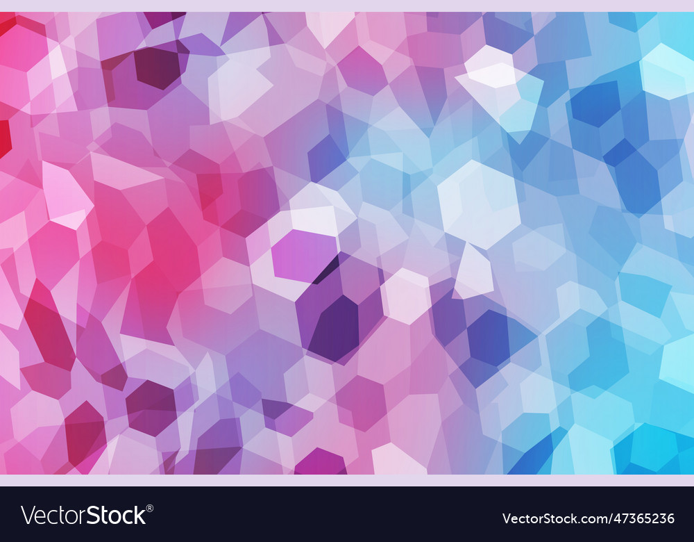 Abstract gradient hexagon polygon background vector image Abstract gradient hexagon polygon background